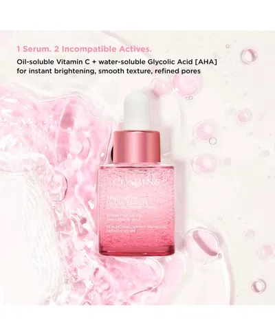 Clarins Multi-active Brightening Glow Serum In Transparent