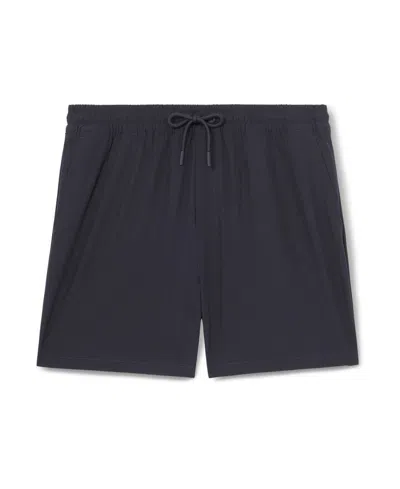 Reiss Mens Black Barber Drawstring-waist Regular-fit Stretch-jersey Shorts Xs
