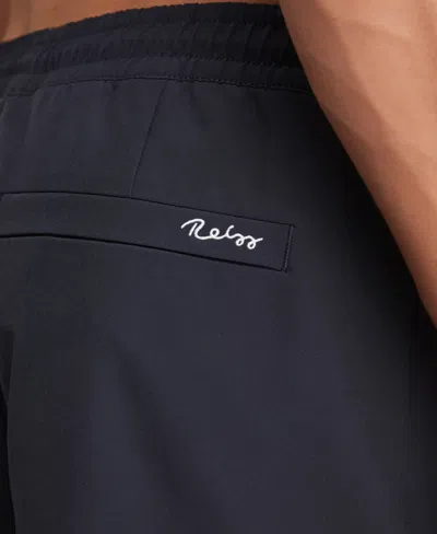 Reiss Mens Black Barber Drawstring-waist Regular-fit Stretch-jersey Shorts Xs