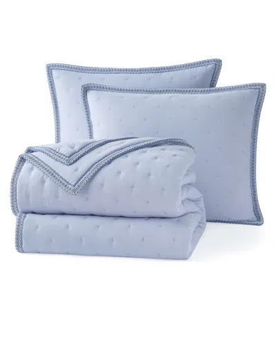 Ugg Devon  Braid Quilt Set, King In Blue