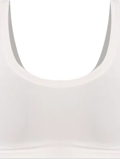 Hanro White Bra Top In White