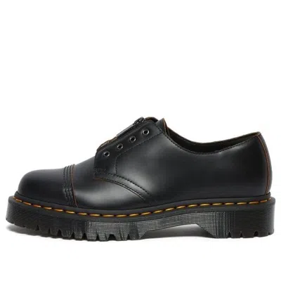 Dr. Martens Black Leather Oxfords And Derbies In Black