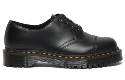 Dr. Martens Black Leather Oxfords And Derbies In Black