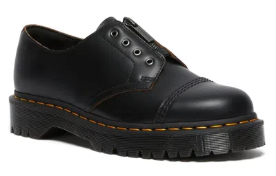 Dr. Martens Black Leather Oxfords And Derbies In Black