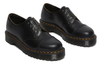 Dr. Martens Black Leather Oxfords And Derbies In Black