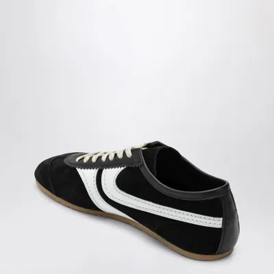 Dries Van Noten Sneakers Contrast Stitching Low Top Rubber Sole In Black