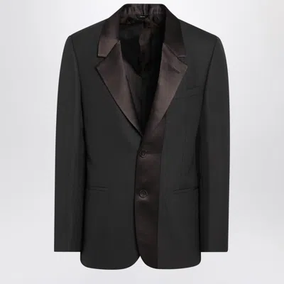 Fendi Single-breasted Tailored Jacket In Black