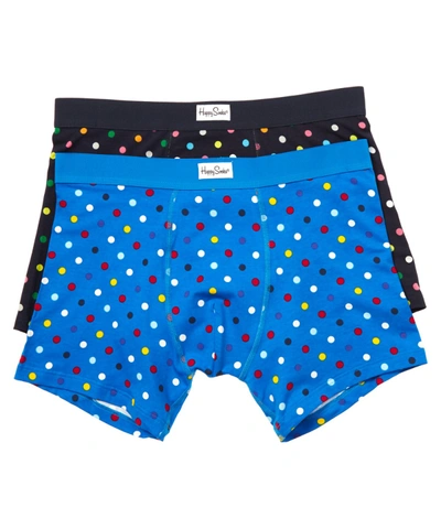 Happy Socks Men&#39;s Pack Of 2 Boxer Briefs' In Multi