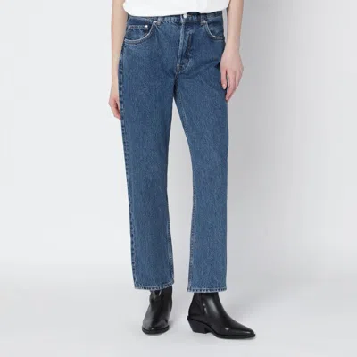 Anine Bing Indigo-blue Kate Jeans Women In Brown