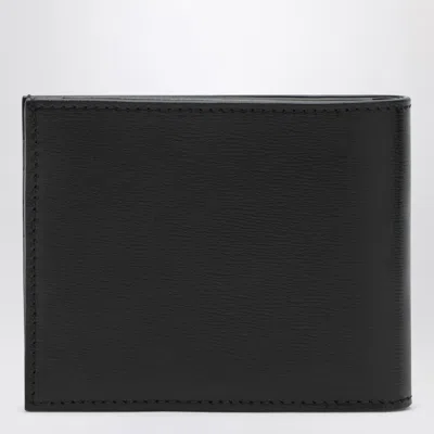 Fendi Squared Ff Leather Compact Bi-fold Wallet