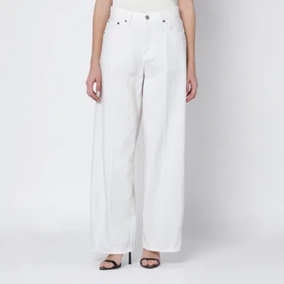 Haikure Straight-leg Washed Jeans In White