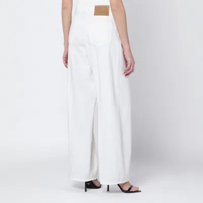 Haikure Straight-leg Washed Jeans In White