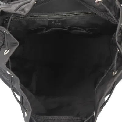 Pre-owned Gucci Black Nylon Backpack ()