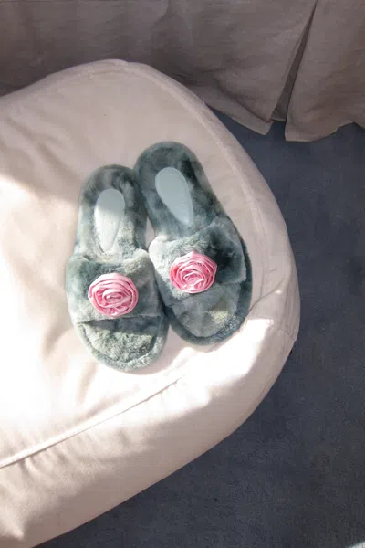 Maile Perry Rosette Slipper In Multi