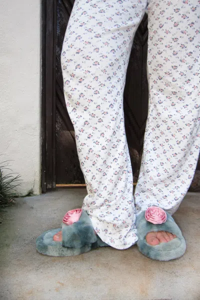 Maile Perry Rosette Slipper In Multi