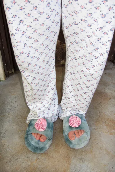 Maile Perry Rosette Slipper In Multi