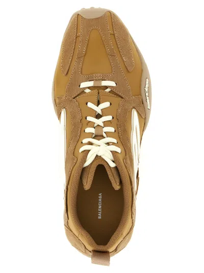 Balenciaga Monday Ultra Corduroy And Canvas Sneakers In White