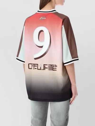 Off-white Off White Gradient Raglan Football Shirt In Gray