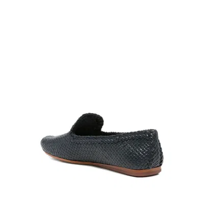 Dragon Diffusion Woven Loafers In Blue