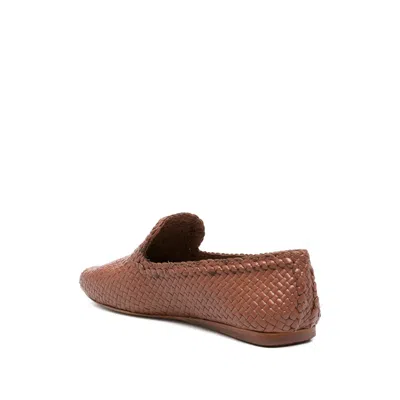 Dragon Diffusion Woven Loafers In Brown