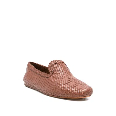 Dragon Diffusion Woven Loafers In Brown