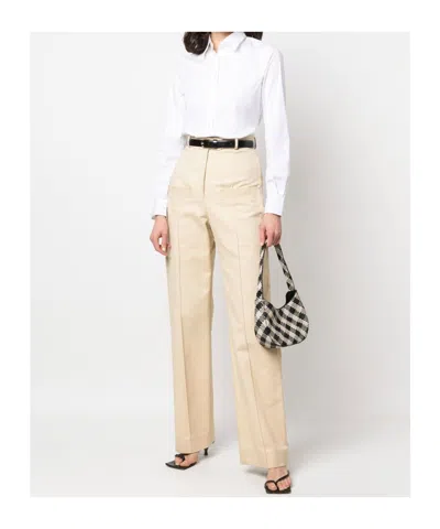 Aspesi Pointed Collar Long-sleeved Shirt In White