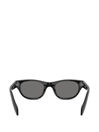 Prada 52mm Polarized Cat Eye Sunglasses In Blue