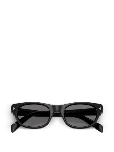 Prada 52mm Polarized Cat Eye Sunglasses In Blue