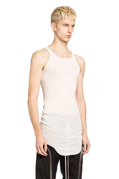 Rick Owens Forever Basic Rib Tank In White