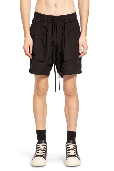 Thom Krom Drawstring Multiple-pocket Shorts In Black