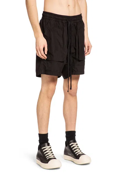 Thom Krom Drawstring Multiple-pocket Shorts In Black