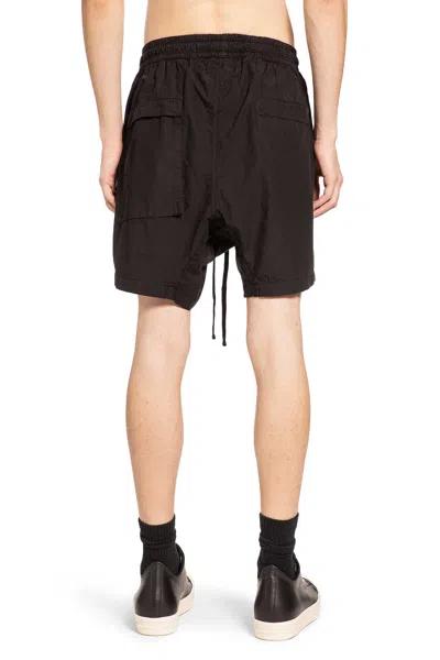 Thom Krom Drawstring Multiple-pocket Shorts In Black