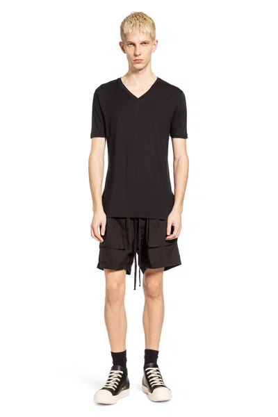 Thom Krom Drawstring Multiple-pocket Shorts In Black