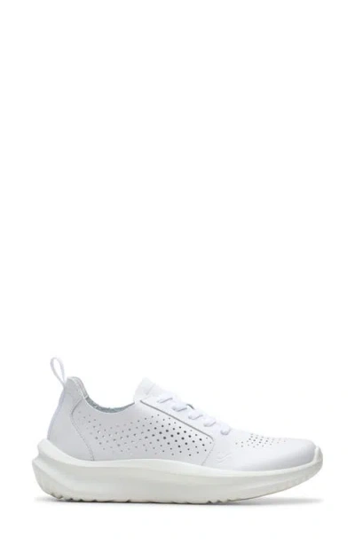 Clarks Solevana Style Sneaker In White