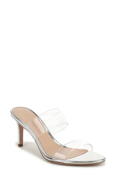 Veronica Beard Asha 75 Sandal In Silver