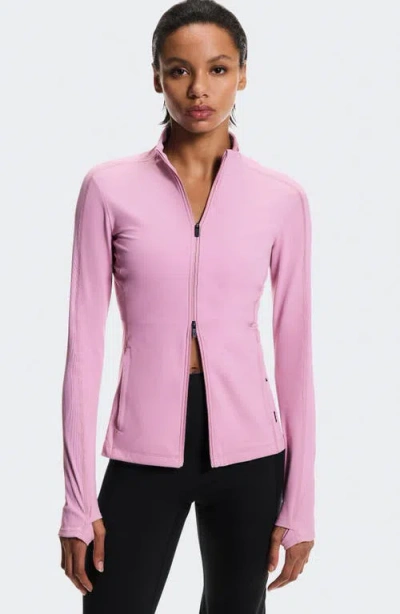 On Zip Studio Jacket In Pink