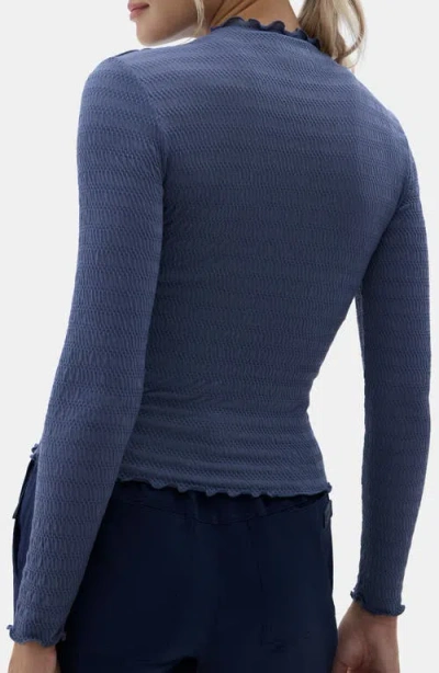 Halfdays Ynes Texture Top In Multi