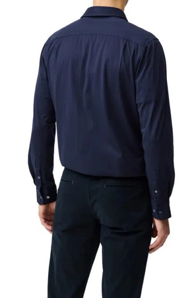 Rodd & Gunn Ascot Park Long Sleeve Slim Fit Shirt In Black