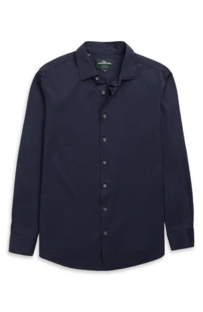 Rodd & Gunn Ascot Park Long Sleeve Slim Fit Shirt In Black