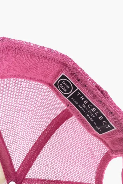 The Celect Hold Fast Trucker Cap In Pink