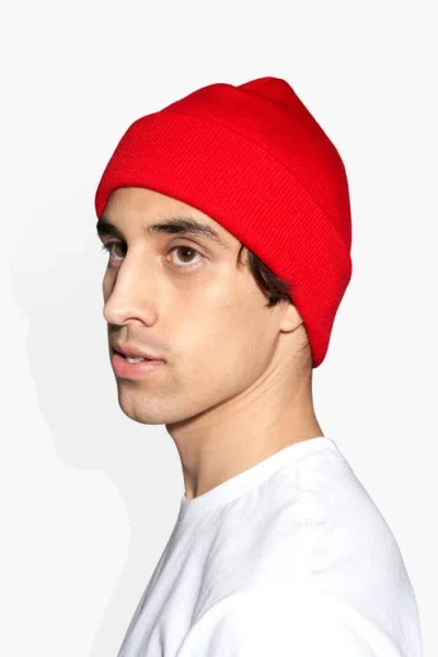 The Celect Classic Beanie In Red