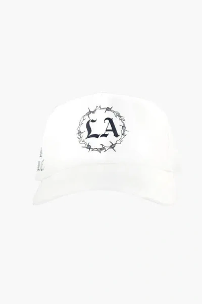The Celect La Barbwire Mid Profile Cap In White | ModeSens