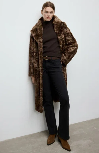 Mango Suede Ankle Boot In Brown