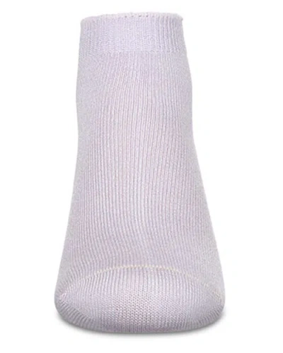 Memoi Basic Silky-soft Gauge Ankle Sock In Pattern