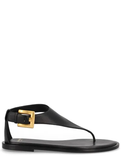 Balmain Sandal Anthem In Black