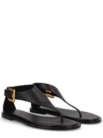 Balmain Sandal Anthem In Black