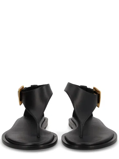 Balmain Sandal Anthem In Black