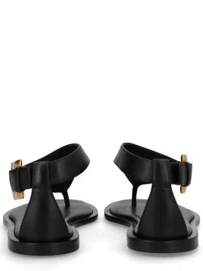 Balmain Sandal Anthem In Black