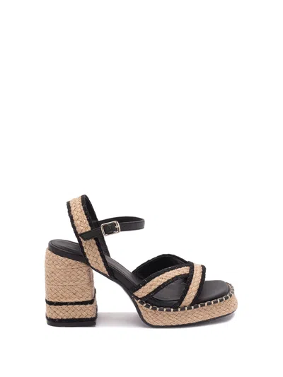 Castaã±er Vanish Crossover-strap Sandals In Black