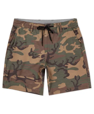 Hurley Men's Phantom Pull-on Walk Shorts In Brown